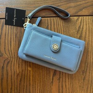 Nanette Lepore Slate Blue Wristlet